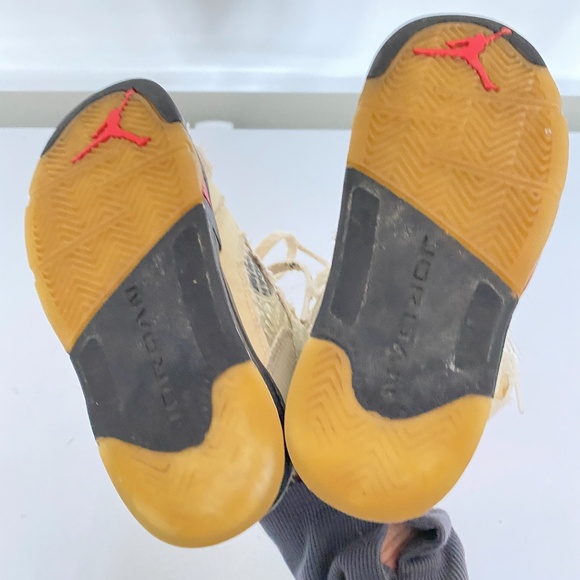 Off-White x Air Jordan 5 Retro SP PS 'Sail' 12 - Picture 5 of 6